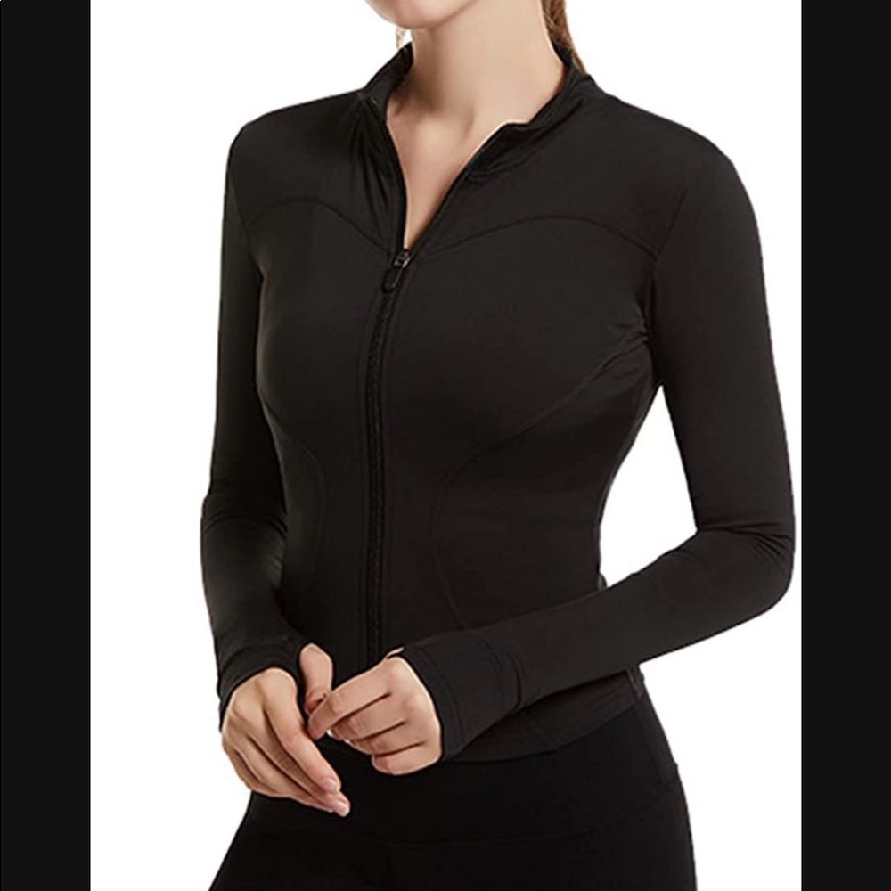 Amazon active black running jacket new never worn